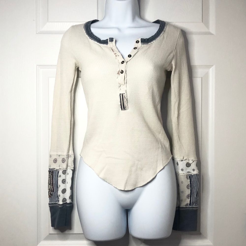 FREE PEOPLE Patched Top